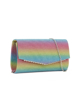 Immagine di DIVAS - Pochette arcobaleno in lurex con bordino patta a ondine