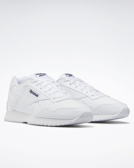 Immagine di REEBOK - Sneaker bianca con dettagli blu e soletta in memory foam - GLIDE RIPPLE CLIP