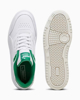 Immagine di PUMA - Sneaker da uomo bianca e verde in VERA PELLE - DOUBLECOURT
