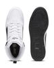 Immagine di PUMA - Sneaker alta da uomo bianca con logo nero - REBOUND V6