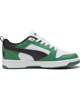 Immagine di PUMA - Sneaker da ragazzo verde e bianca con logo nero, numerata 36/39 - REBOUND V6 LO JR