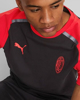 Immagine di PUMA - T shirt da uomo nera e rossa con logo Milan