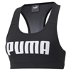 Immagine di PUMA - Top nero in tessuto traspirante con logo bianco