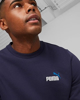 Immagine di PUMA - Felpa da uomo blu con logo bianco