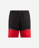 Immagine di PUMA - Pantaloncini corti da uomo neri e rossi con logo Milan
