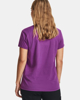 Immagine di UNDER ARMOR - T shirt da donna viola in tessuto traspirante