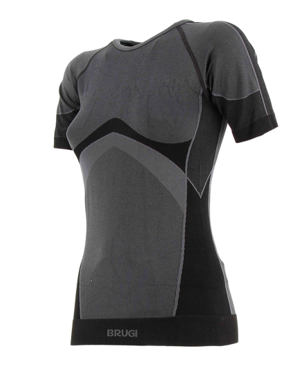 Immagine di BRUGI - T shirt intima da donna termica nera in tessuto traspirante