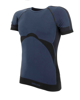 Immagine di BRUGI - T shirt intima da uomo termica blu in tessuto traspirante