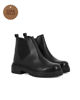 Immagine di SALT'N'PEPPER - Beatles nero in VERA PELLE, tacco 3,5CM