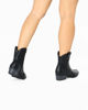 Immagine di ZOE - Stivaletto texano nero con zip laterale, tacco 4CM