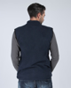 Immagine di ON SPIRIT - Pile smanicato da uomo blu con zip frontale