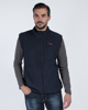 Immagine di ON SPIRIT - Pile smanicato da uomo blu con zip frontale