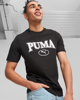 Immagine di PUMA - T shirt da uomo nera con logo bianco