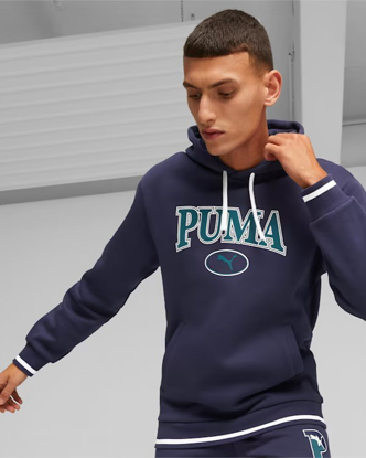 Globo E-Commerce - Calzature, Abbigliamento, Sport, Intimo, Accessori - PUMA  - Felpa da uomo nera in tessuto traspirante con cappuccio