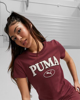 Immagine di PUMA - T shirt da donna bordeaux con logo bianco
