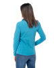 Immagine di ON SPIRIT - Micropile da donna blu con mezza zip frontale