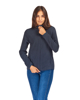 Immagine di ON SPIRIT - Pile da donna blu scuro con zip frontale - LUANA