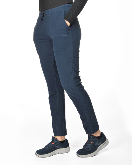 ON SPIRIT - Pantalone da donna blu scuro in pile con fondo aperto - ILARIA  Previous productON SPIRIT - Pantalone da do Next productON SPIRIT 