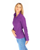 Immagine di ON SPIRIT - Micropile da donna viola con mezza zip frontale - VALENTINA