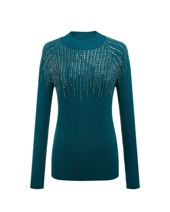 Globo E-Commerce - Calzature, Abbigliamento, Sport, Intimo, Accessori -  BACHATA - Maglia a manica lunga trasparente con strass