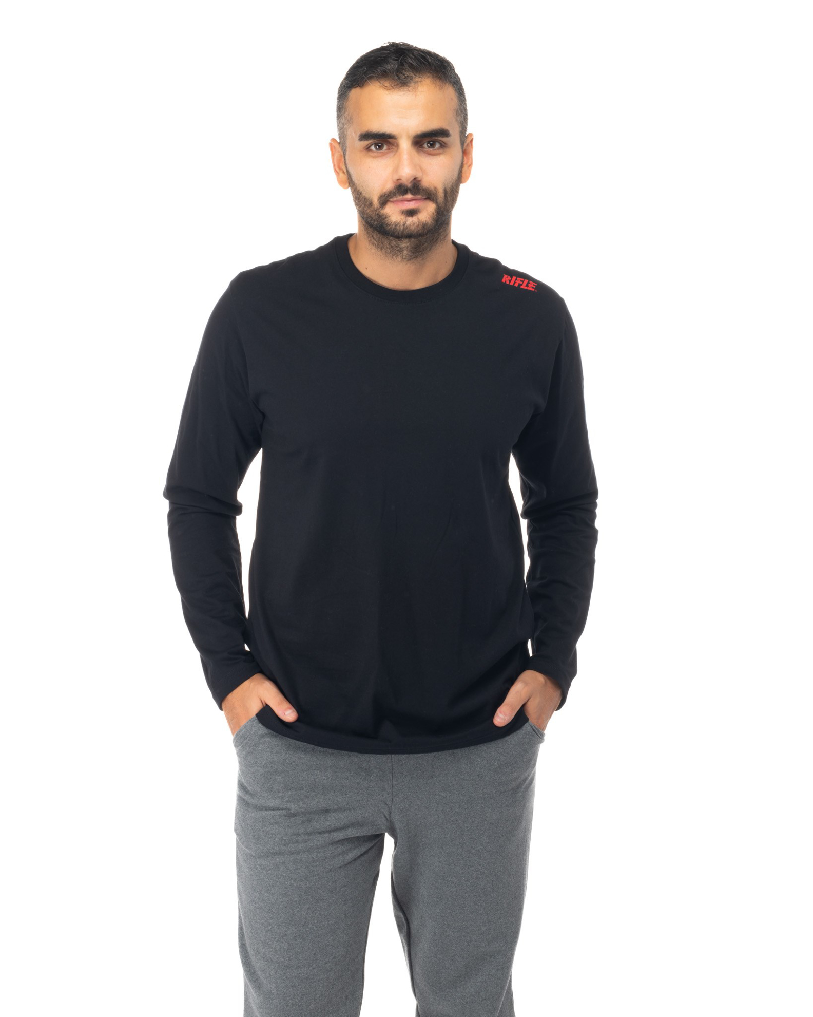 1 Pezzo T-shirt Fness A Compressione A Manica Lunga Da Uomo - Foto 3