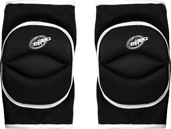 Immagine di EFFEA - Ginocchiera da pallavolo nera con snodo e foro posteriore