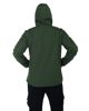 Immagine di ON SPIRIT - Giacca da uomo verde scuro in SOFTSHELL idrorepellente antivento e traspirante con cappuccio e zip frontale - FERNAND