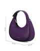 Immagine di DAVID JONES - Borsa a spalla viola con chiusura a girello sul manico, tracolla removibile