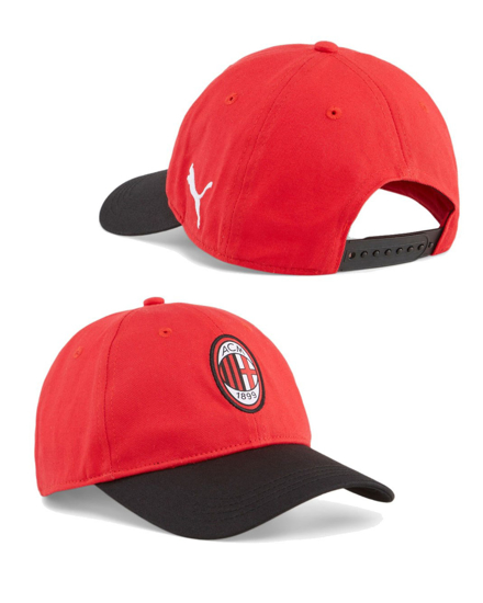 Immagine di PUMA - Cappello nero e rosso con logo bianco Milan