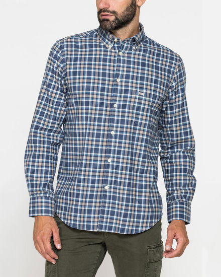 Immagine di CARRERA - CAMICIA FANTASIA IN FLANELLA LEGGERA CON PREGIATO FILATO MELANGE