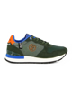 Immagine di RIFLE - Sneaker da uomo verde e arancione con dettagli blu