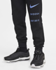 Immagine di NIKE - Pantalone tuta da bambino nero con logo blu