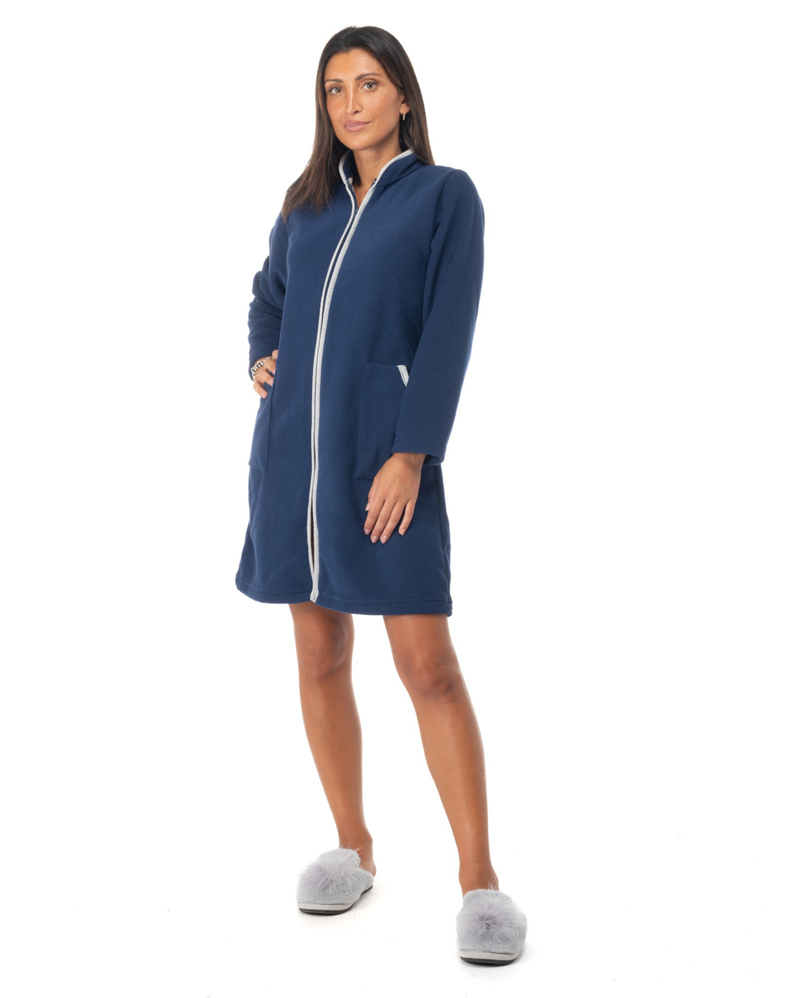 Vestaglia In Pelliccetta LOVABLE Per Donna - Morbida, Calda E Confortevole, Con Tasche E Bottoni