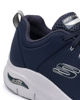 Immagine di SKECHERS - Scarpa da uomo blu in mesh traspirante con supporto ARCH FIT