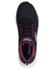 Immagine di SKECHERS - Scarpa da donna nera e viola in mesh traspirante con soletta in memory foam traspirante