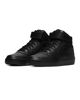 Immagine di NIKE - Sneakers alta in VERA PELLE nera con strappo, numerata 35,5/40 - COURT BOROUGH MID 2 GS