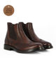 Immagine di CLASS MAN - Beatles da uomo marrone in VERA PELLE