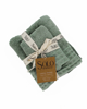 Immagine di SOLO SOPRANI - Coppia asciugamani verdi in spugna - 100% COTONE