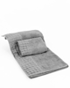 Immagine di SOLO SOPRANI - Coppia asciugamani grigi in spugna - 100% COTONE