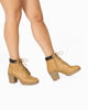 Immagine di MISS GLOBO - Tronchetto beige con zip laterale e lacci, tacco 7cm