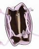 Immagine di ENRICO COLLEZIONE - Borsetta due manici lilla con tracolla removibile