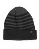 Immagine di RIFLE - Box completo nero a righe sciarpa + cappello con risvolto