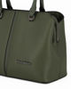 Immagine di ENRICO COLLEZIONE - Borsa due manici verde con tre scomparti principali e tracolla removibile