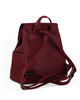 Immagine di ENRICO COLLEZIONE - Zaino bordeaux con patta, tasche laterali e coulisse