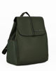 Immagine di ENRICO COLLEZIONE - Zaino verde con patta, tasche laterali e coulisse