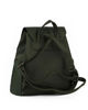 Immagine di ENRICO COLLEZIONE - Zaino verde con patta, tasche laterali e coulisse