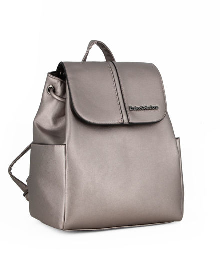 Immagine di ENRICO COLLEZIONE - Zaino canna fucile con patta, tasche laterali e coulisse