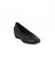 Immagine di PICCADILLY - Ballerina nera con soletta anatomica in lattice, tacco 3cm