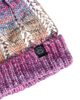 Immagine di WAMPUM - Cappello multicolor a maglia con pon pon e interno rifinito in pile