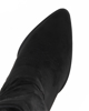 Immagine di ZOE - Stivale texano nero scamosciato con zip laterale, tacco 8cm